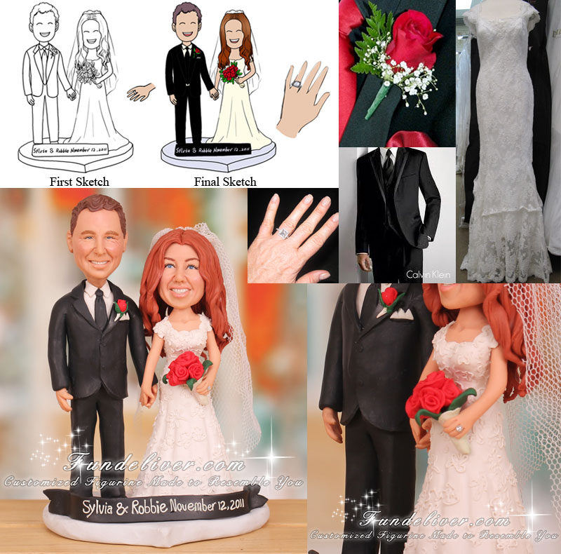 Wedding Cake Topper Romantic